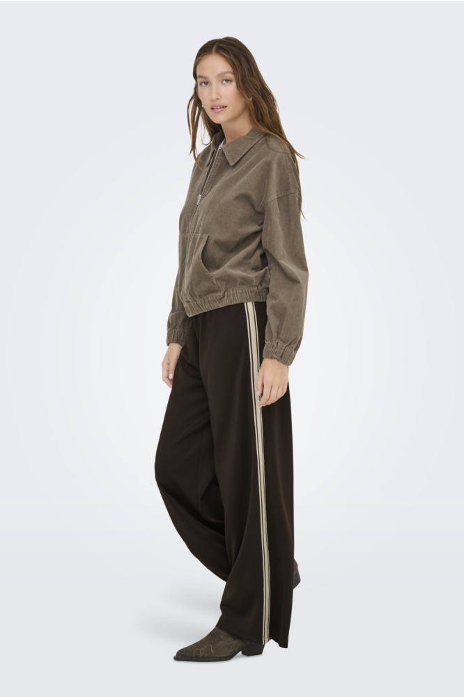 ONLASTA WIDE STRIPE PANTS SWT 15356171 Chocolate Torte/Black/birch
